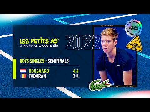 Les Petits As 2022 | Boys Semifinals | Matei Todoran vs. Thijs Boogaard
