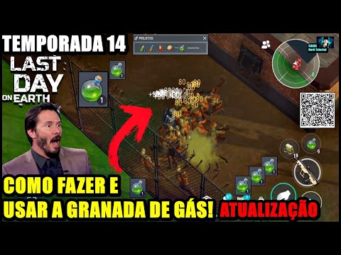 ●COMO FAZER E USAR A GRANADA DE GÁS!💣 ATUALIZAÇÃO 👁 TEMPORADA 14 Last Day On