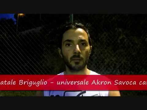 Intervista al giocatore dell'Akron Savoca Calcio a 5: Natale Briguglio
