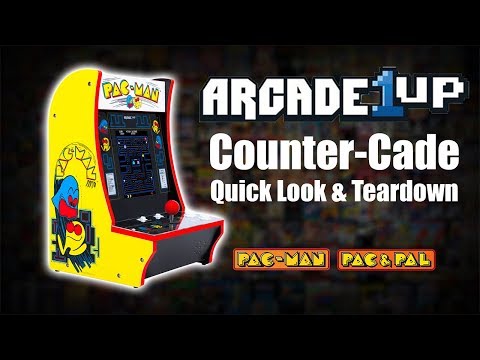 Arcade1UP Counter-Cade Quick Look & Teardown -  Pac Man