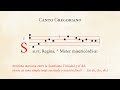 «Salve Regina» en tono simple (oración incl.) – Antífona mariana post S. Trinidad – Canto Gregoriano