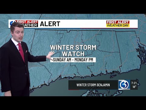 FORECAST: Cold Saturday, Winter Storm Benjamin Sunday into Monday