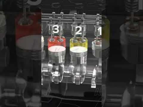 Orden de encendido en MOTOR 4 Cilindros!! #mechanic #tips #car #trending #nissan #engine #vw #audi