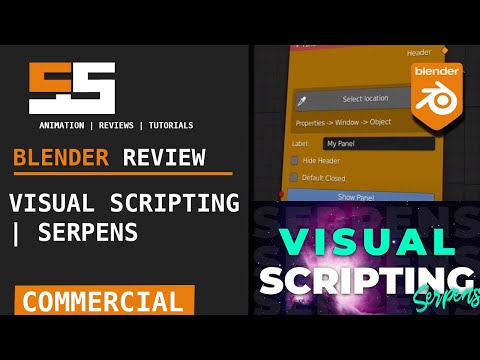 Blender Visual Scripting | Serpens Review and Tutorial