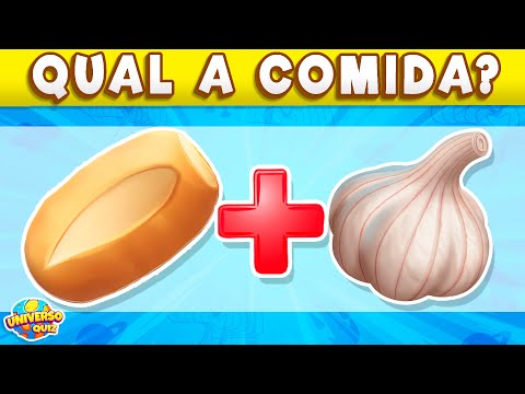 Adivinhe 30 COMIDAS pelos EMOJIS 🍿 Comidas e Bebidas com 2 Dicas