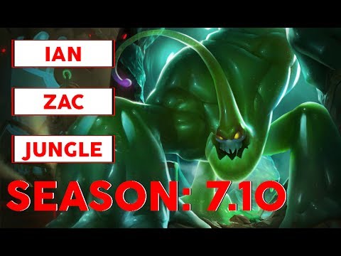 MVP Ian Zac Jungle Challenger Korean Pro Replay