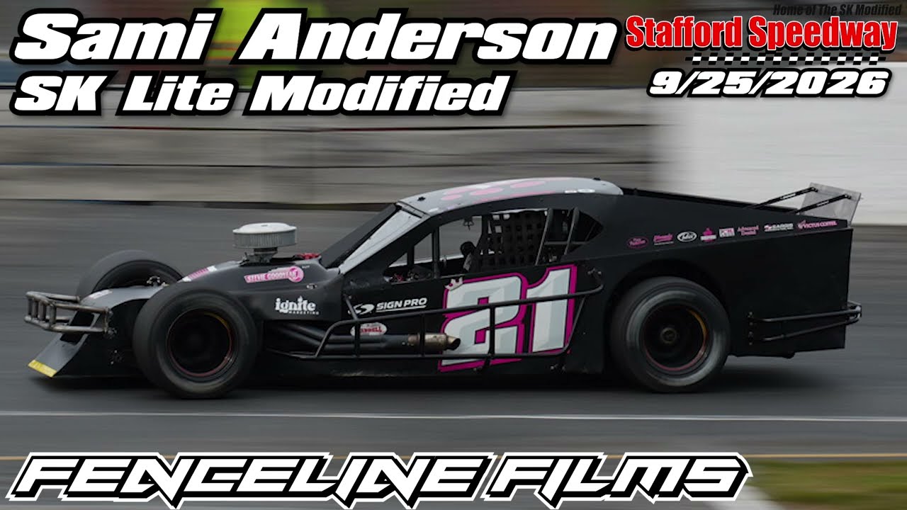 Sami Anderson SK Lite Stafford Speedway 9/25/2026