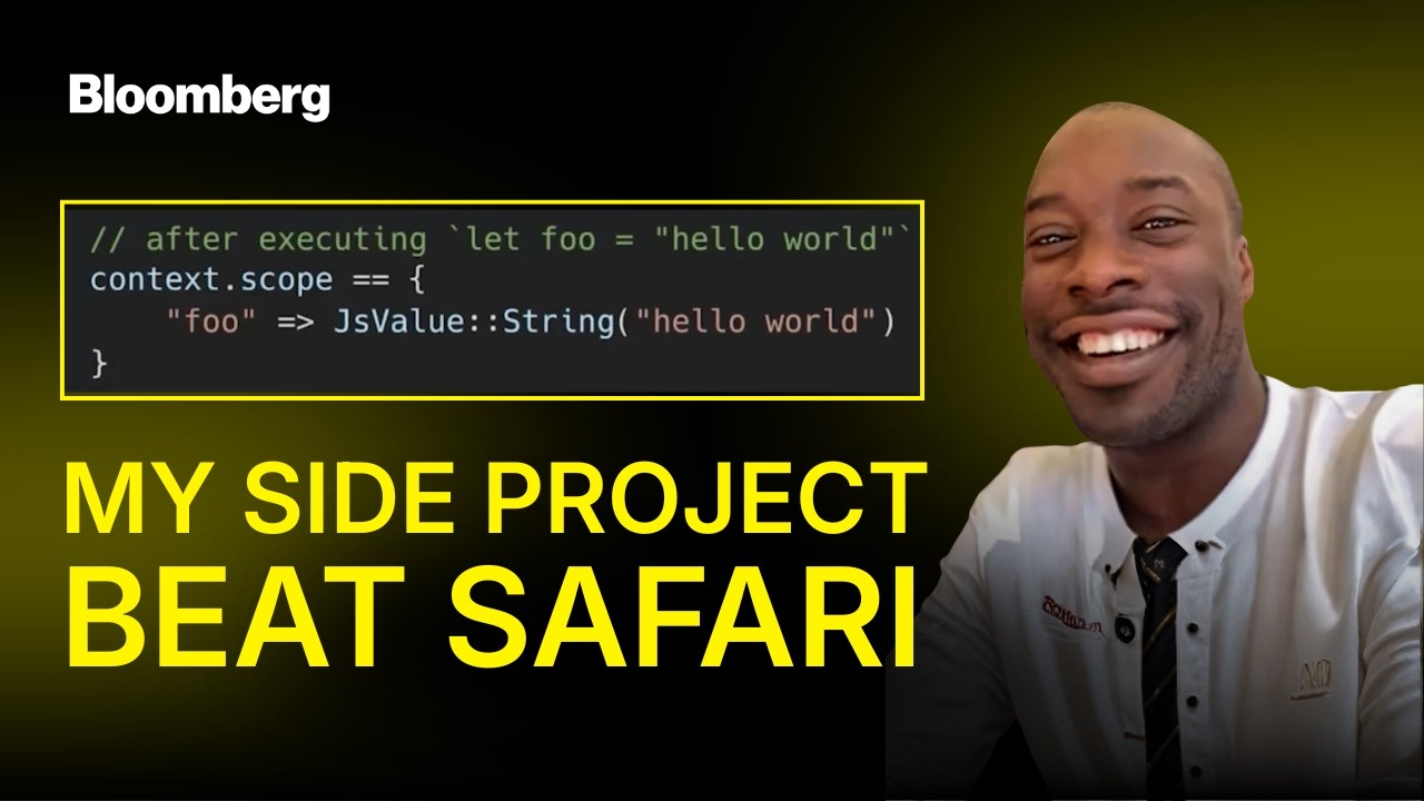 I started with reading a file.Now my code is inside Chrome | Jason Williams, Bloomberg
