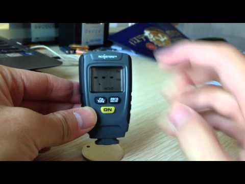 Digital coating thickness gauge calibration