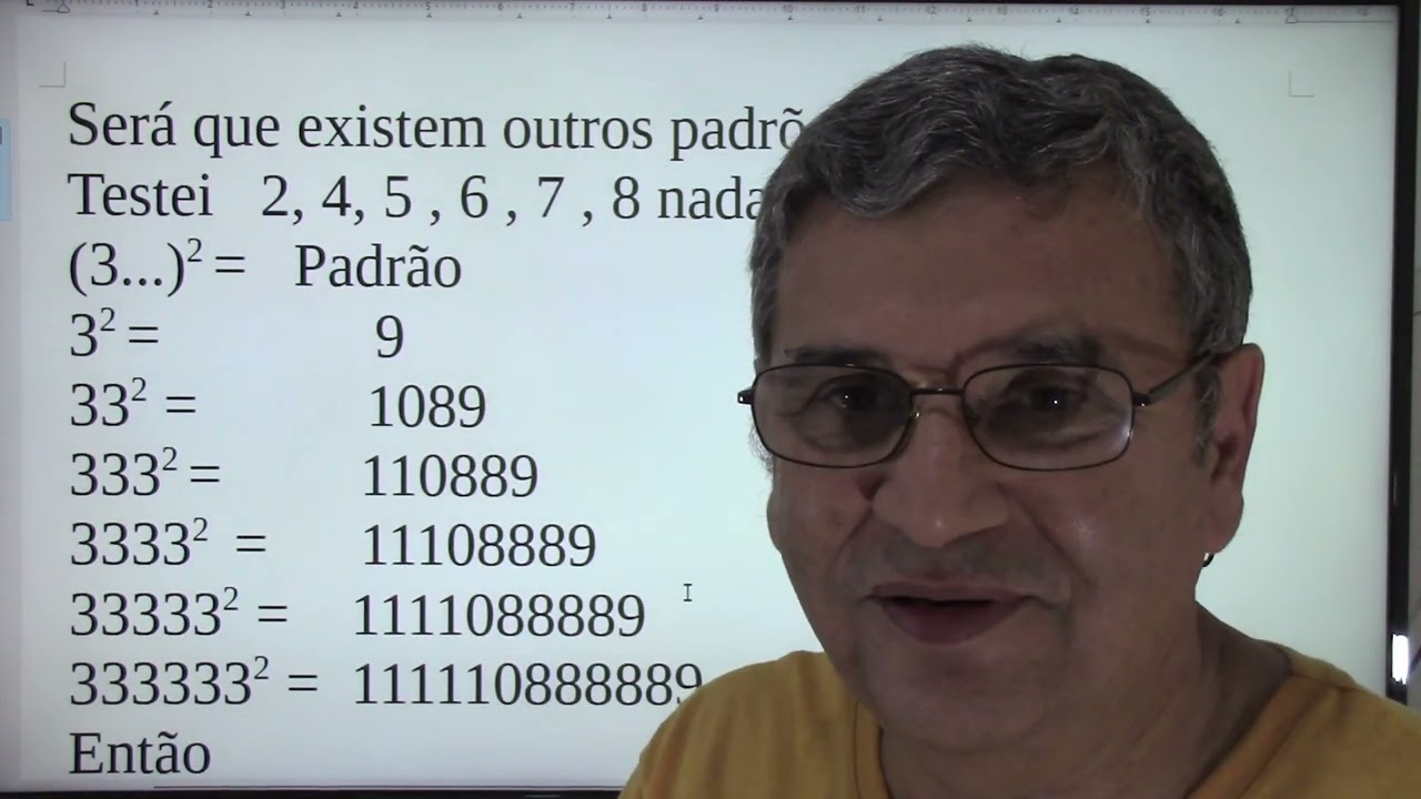 Descobrindo padrões em números.
