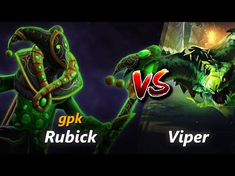 How to Rubick mid vs Viper (feat. gpk) | First 10 minutes