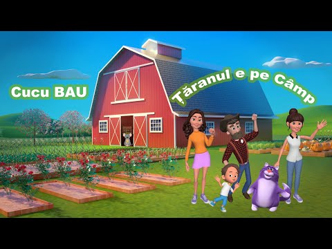 🌾 Țăranul e pe câmp 🎶 Desene Animate - Cântece Grădiniță  #CucuBau