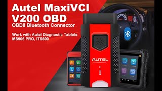 Autel MaxiVCI V200 OBD OBDII Bluetooth Connector✔️What's features highlight?