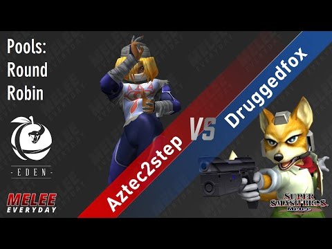 Eden - Aztec2step (Sheik) vs. Druggedfox (Fox) - SSBM - Singles Pools, Round Robin