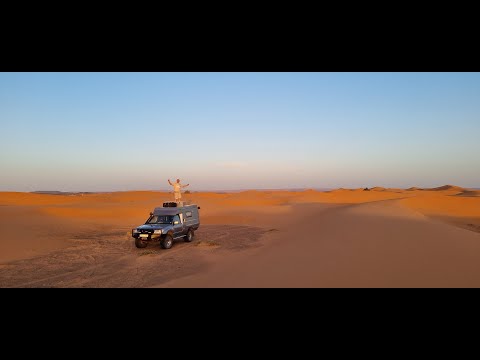 Marokko 2023 (02): Boudnib - Erg Chebbi/Merzouga (130km Wüste) Offroad 4x4 Overland Expedition