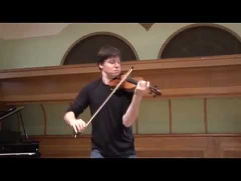 Joshua Bell plays Vieuxtemps Guarneri violin