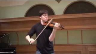 Joshua Bell plays Vieuxtemps Guarneri violin