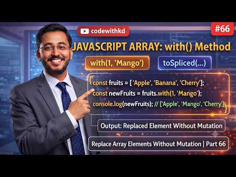 Javascript Array With Method Explained Replace Array Elements Without Mutation Part 66