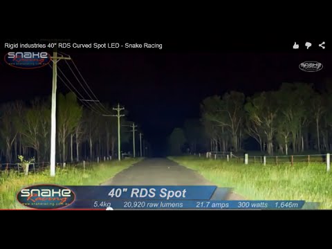 Rigid industries 40" RDS Curved Spot LED Bar Light - Snake Racing