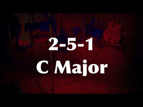 2-5-1 Medium Swing Jazz Practice Backing Track (C Major) - Quist