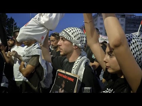 Video Thumbnail: WATCH: Pro-Palestinian protests held across Greece over Gaza war