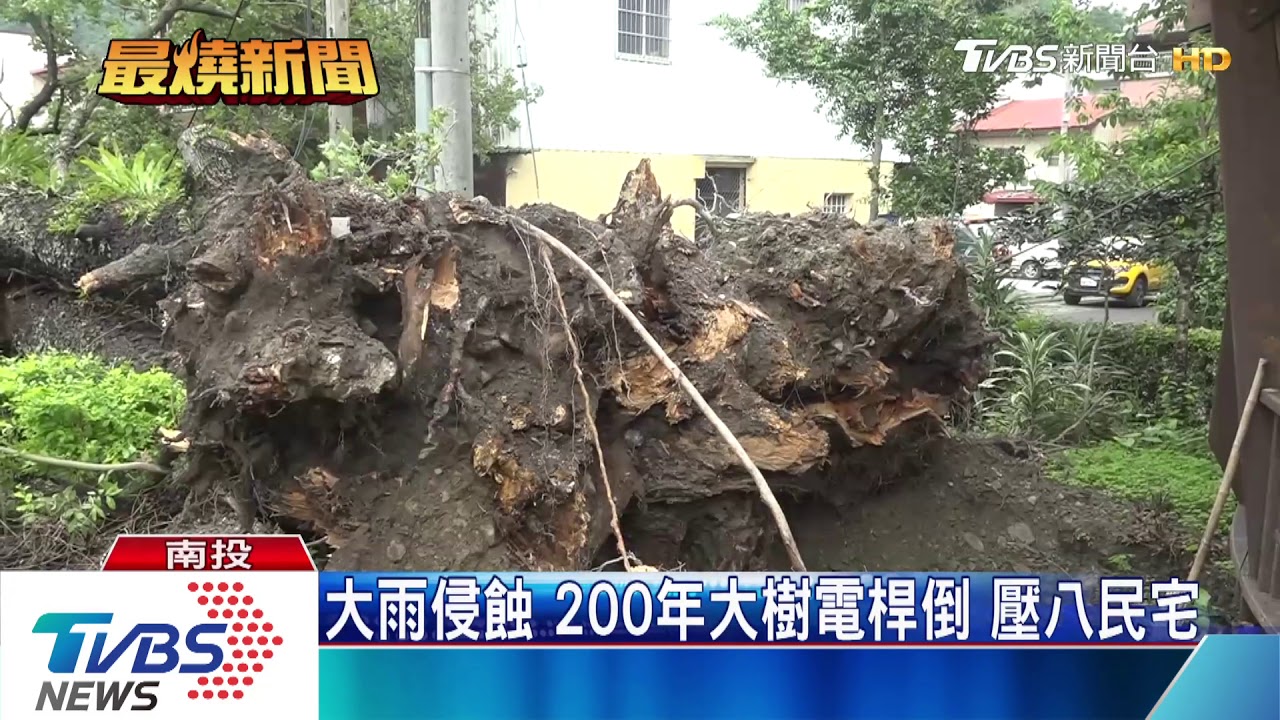 遊覽車開在瀑布上? 南投大雨驚險瞬間