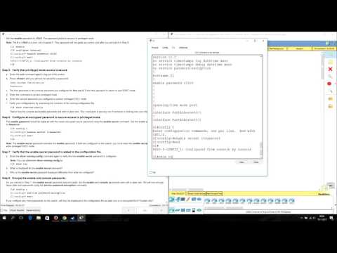 CCNA1 Packet tracer 2.2.3.3 - Configuring initial switch settings