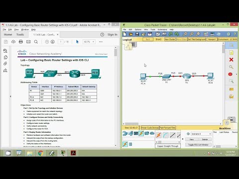 1.1.4.6 Lab - Configuring Basic Router Settings with IOS CLI