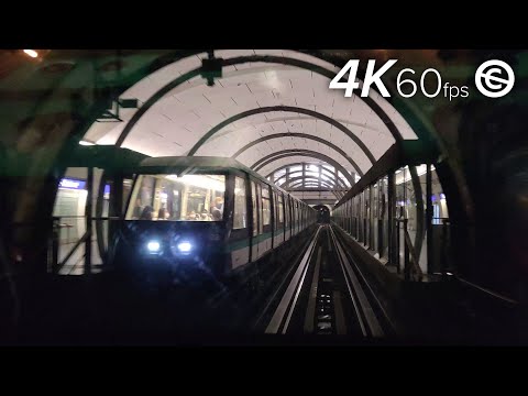 Line 14, Paris Metro (4K 60FPS On Ride POV, NO COPYRIGHT) Olympiades to Saint Lazare