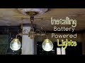 Installing Battery Lights into my Dollhouse