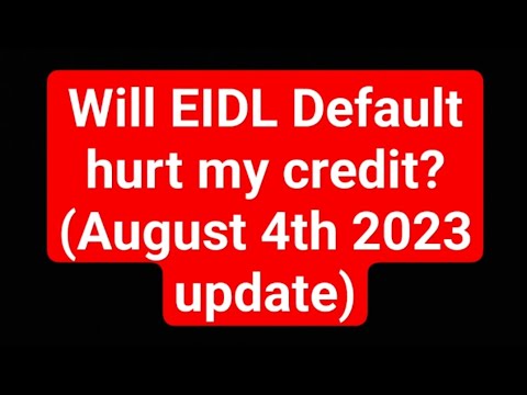 EIDL and Impact on Personal Credit (Updated)