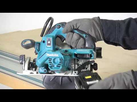 Akumuliatorinis diskinis pjūklas Makita 18V 165mm 2x5,0Ah DHS660RTJ video