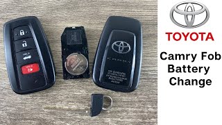 How To Change A Toyota Camry Remote Fob Smart Key Battery 2018 - 2021 DIY Remove Replace Tutorial