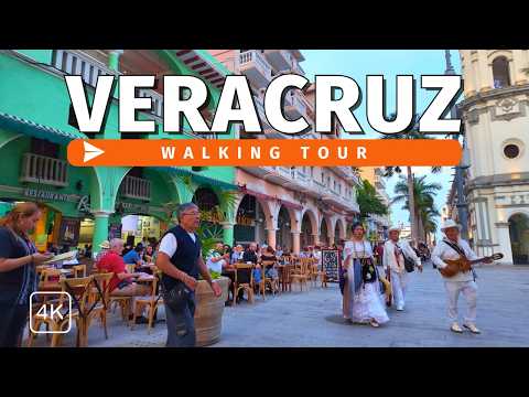 Veracruz 🇲🇽 Mexico’s Surprising Port City | 4K60fps Walking Tour with Captions