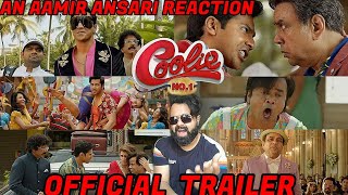 Coolie No.1 Official Trailer | REVIEW | REACTION | AAMIR ANSARI | VARUN DHAWAN | SARA ALI KHAN