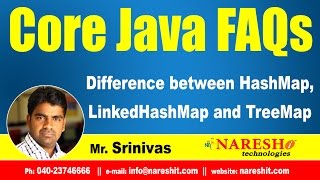 Difference between HashMap, LinkedHashMap and TreeMap | Core Java Interview Questions  | Mr.Srinivas