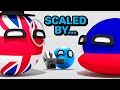 COUNTRIES SCALED BY 7 Countryballs Compilation