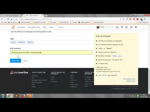 Stack Overflow Gain Reputation Part 1 How to Edit Question to Gain reputation