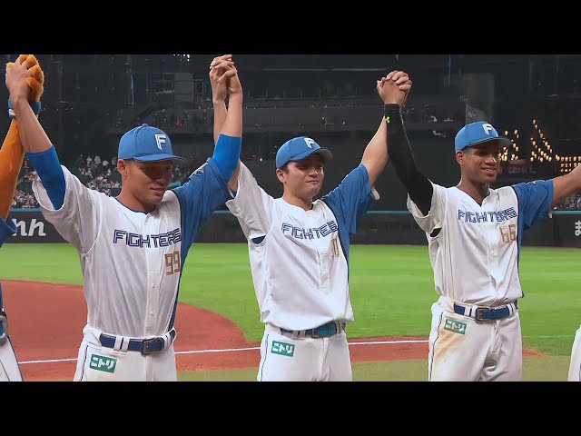 ファイターズ・王柏融選手・郡司裕也選手・万波中正選手ヒーローインタビュー 8月23日 北海道日本ハムファイターズ 対 東北楽天ゴールデンイーグルス