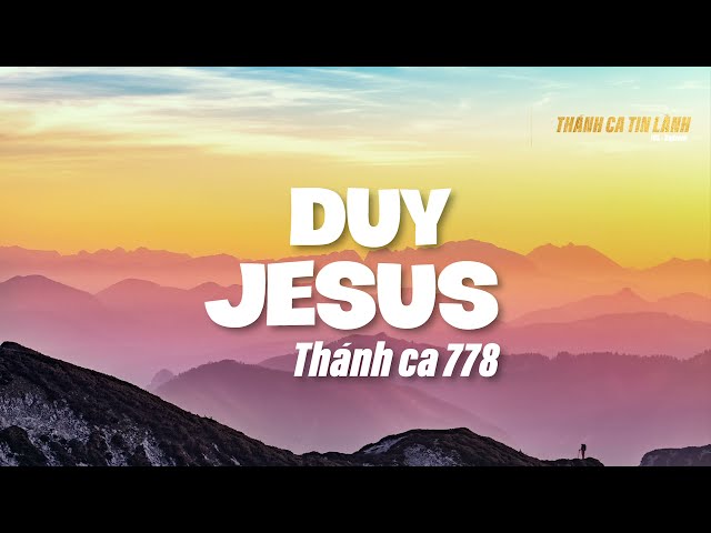 THÁNH CA 778 | DUY GIÊ XU | KARAOKE THÁNH CA TIN LÀNH