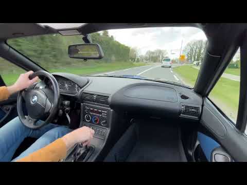 BMW Z3 2.8 5-speed Estoril Blau - 12.000 km's / 1 owner - Driving Video - Oldenzaal Classics
