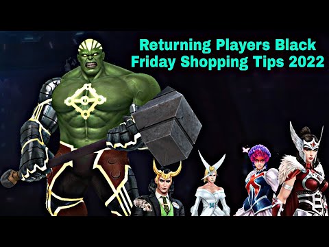 Retuning Players Black Friday 2022 Shopping Guide With Special information - Marvel Future Fight