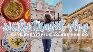 SICILY TRAVEL VLOG | where to eat in Sicily, must-visit cities, 3 day itinerary