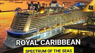 Tour at The BIGGEST Cruise Ship In Asia | Royal Caribbean Spectrum Of The Seas | 5 Days Walk Tour