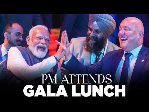 PM Modi participates in a Gala lunch hosted by New Zealand PM Christopher Luxon