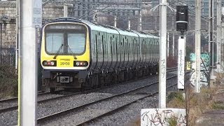 preview picture of video 'IE 8300 and 29000 Class Trains - Blackrock, Dublin'