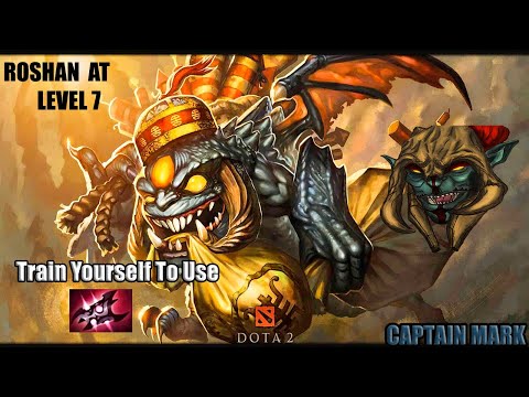 Level 7 Roshan | Solo Roshan by Huskar|  8 min GG | Roshan Plays (Dota 2) |Patch 7.34b| #dota2