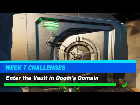 Enter the Vault in Doom's Domain Fortnite