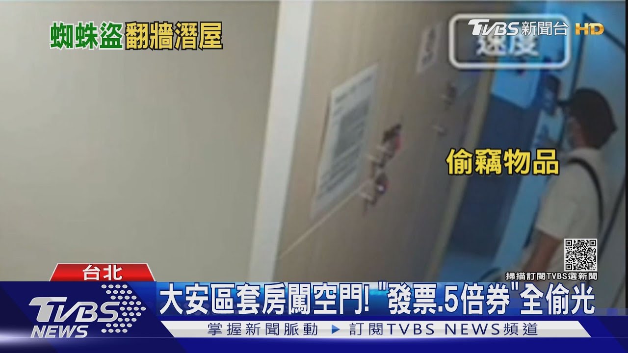 大安區套房闖空門! 「發票、5倍券」全偷光