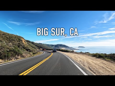 Big Sur Scenic Drive in 4K